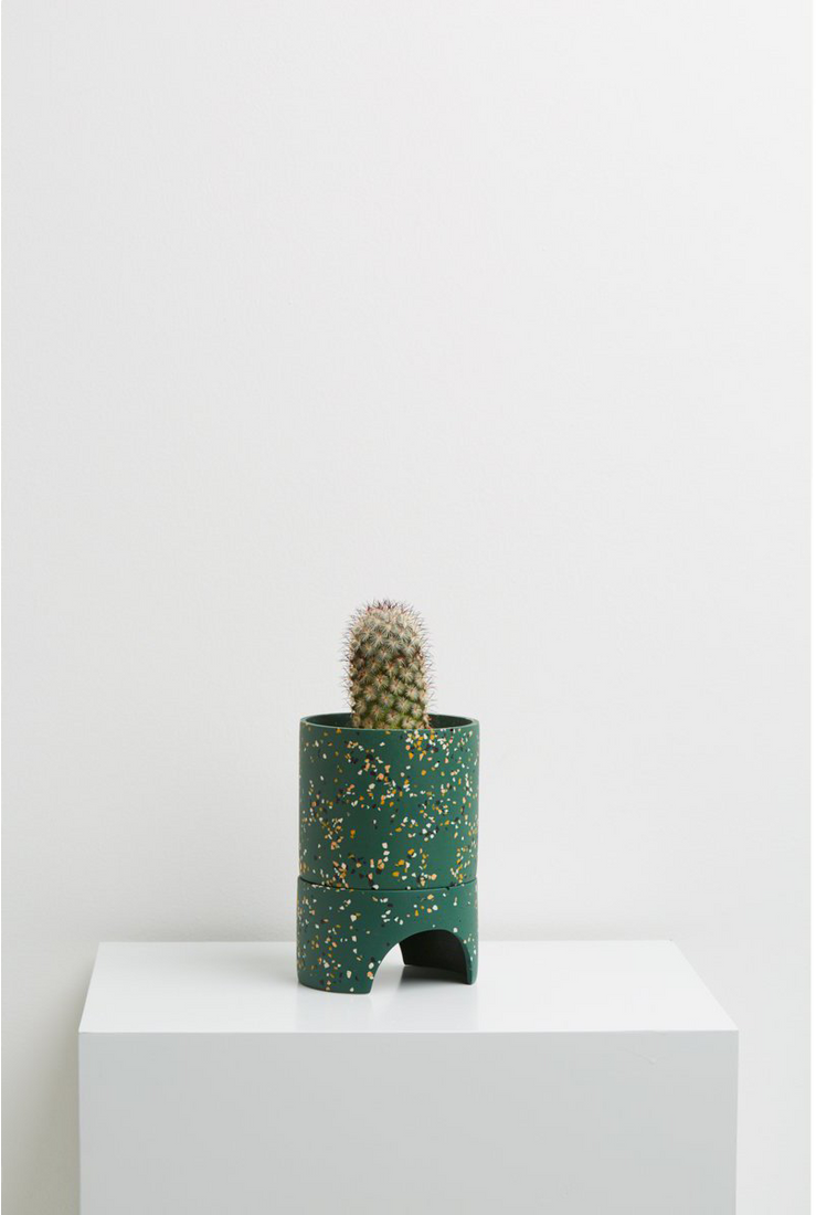 Archie Pot - Emerald Terrazzo